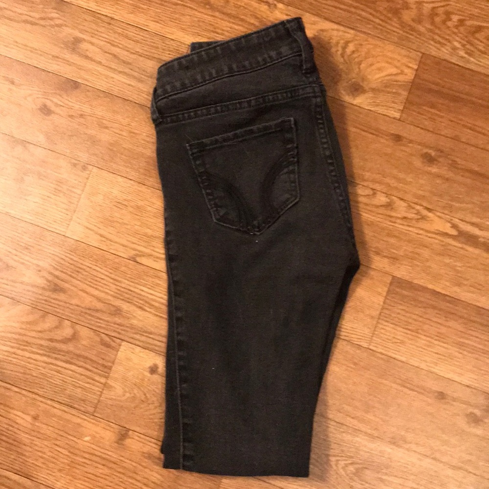 Black Hollister Skinny Jeans